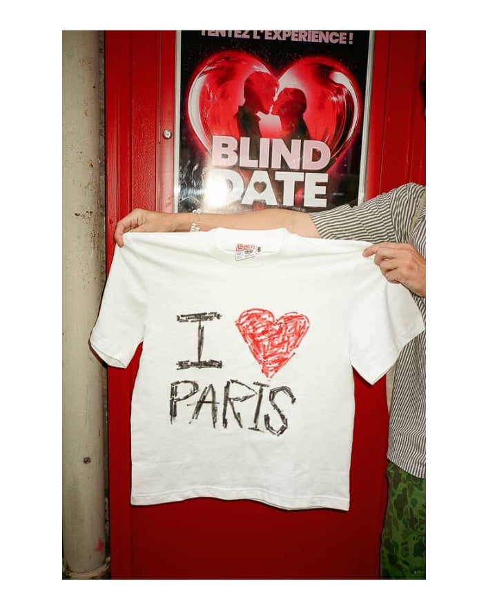 HAND DRAWN I<3 PARIS TSHIRT